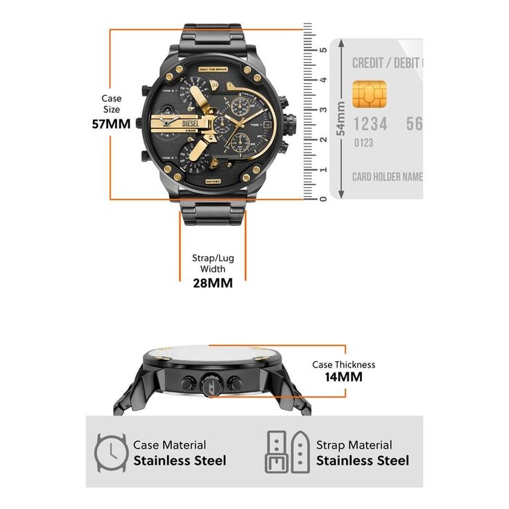 DZ7484 Mr. Daddy Chronograph Watch for Men