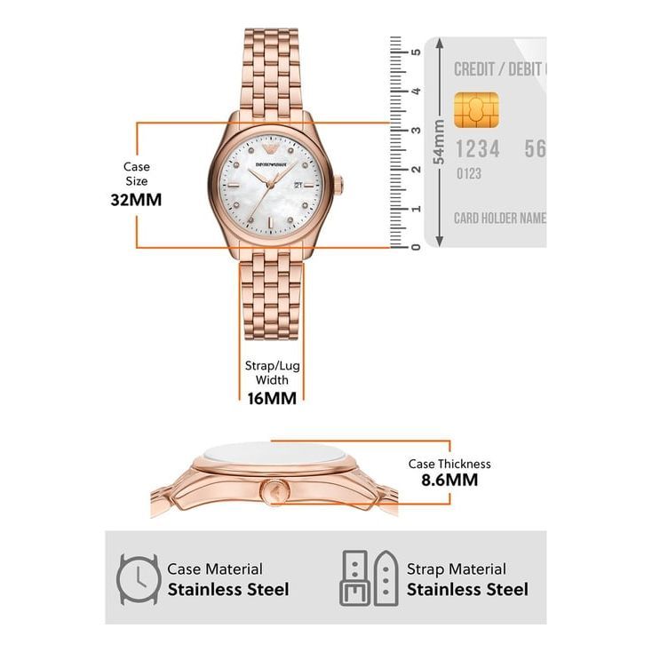 Emporio Armani Analog Watch for Women AR11615