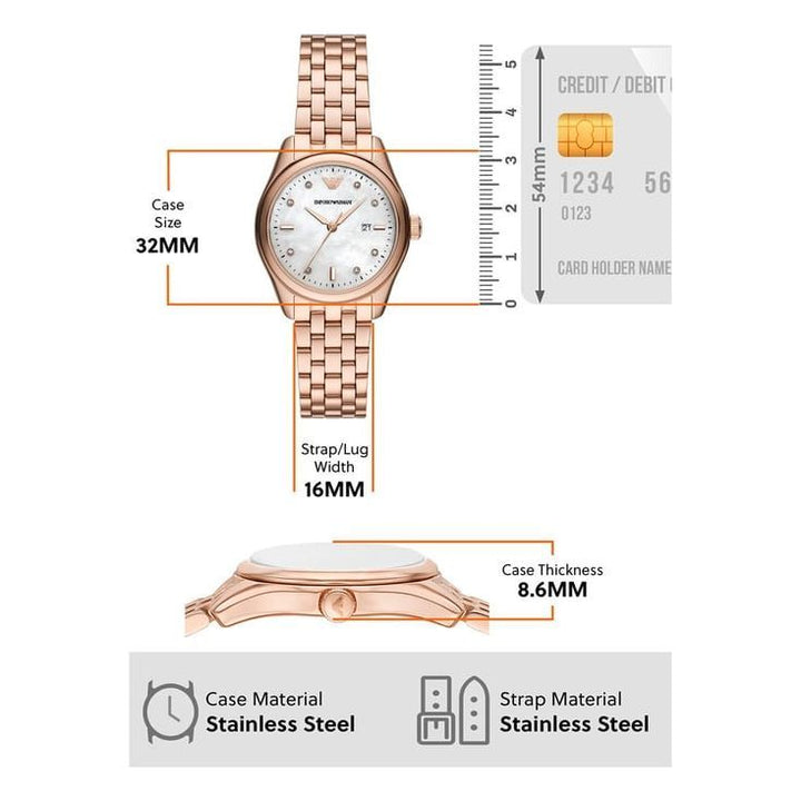 Emporio Armani Analog Watch for Women AR11615