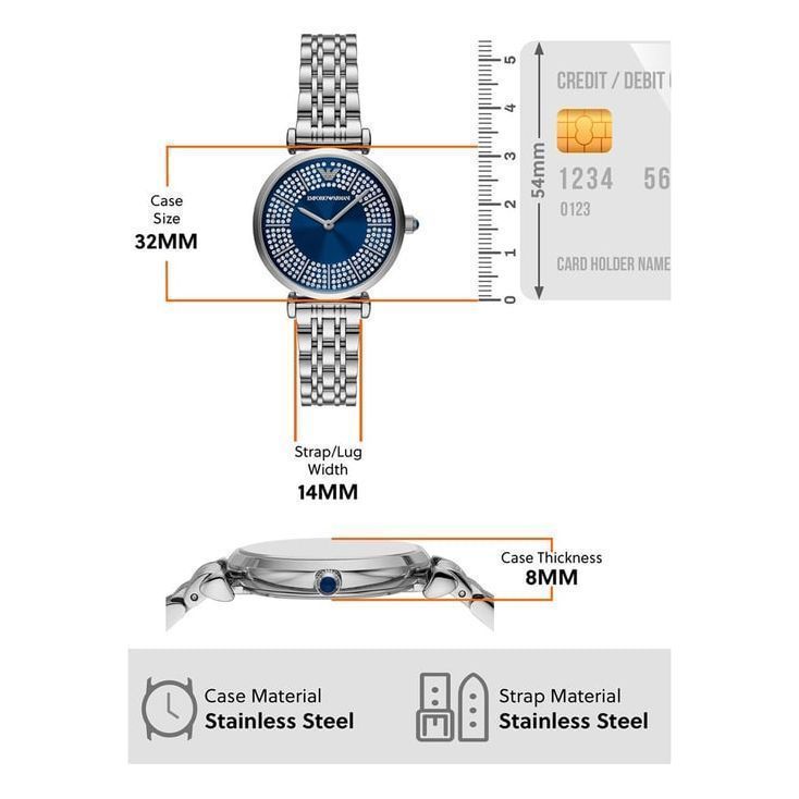 Emporio Armani Analog Watch for Women AR11627