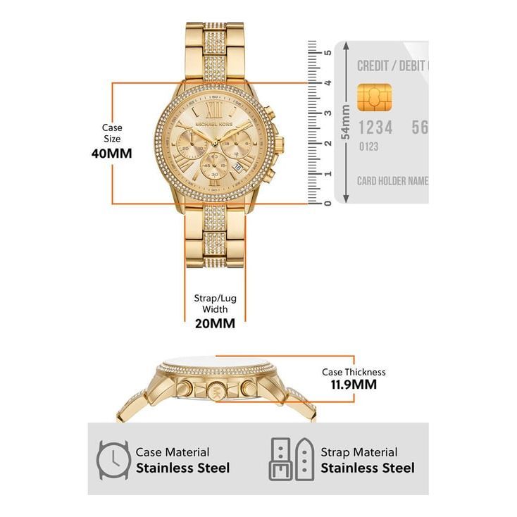 Michael Kors Brynn Chronograph Watch for Women MK7504