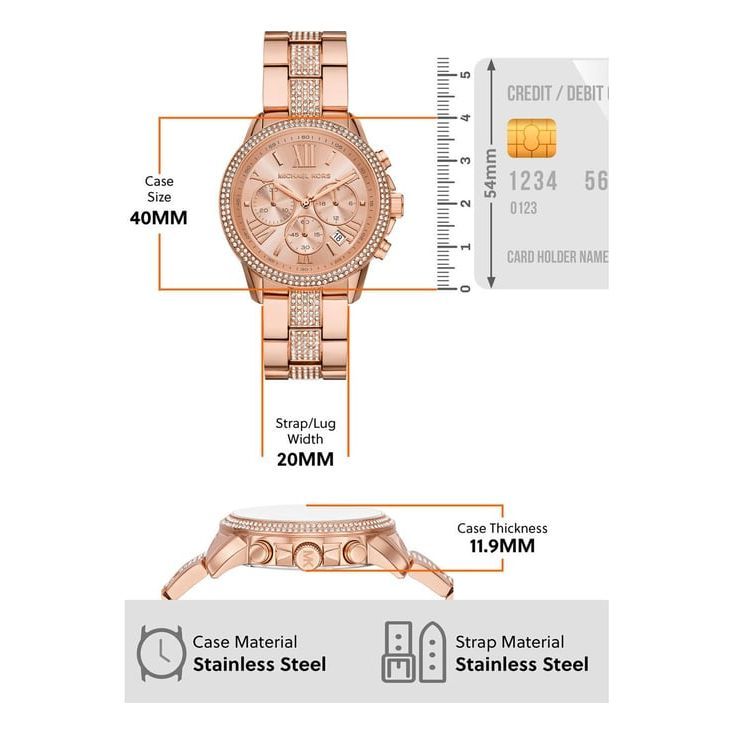 Michael Kors Brynn Chronograph Watch for Women MK7505