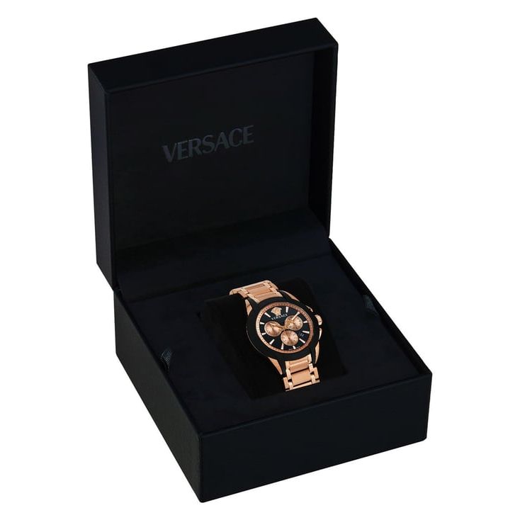 VEM800318 Character Round Chronograph Watch For Men