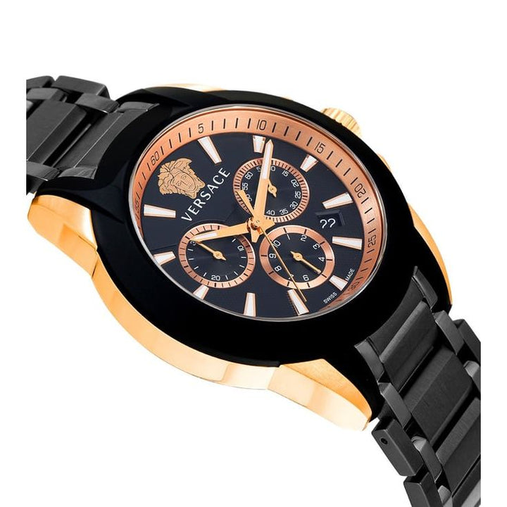 VEM800418 Character Round Chronograph Watch For Men