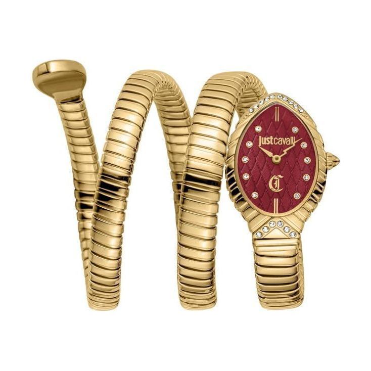 Just Cavalli Specchio Snake Analog Watch for Women - Elegant Timepiece