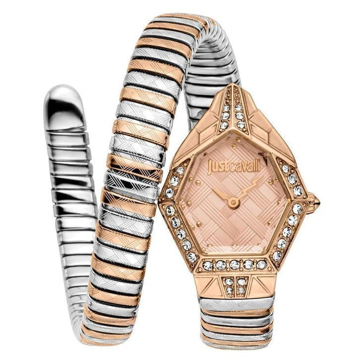 Just Cavalli Ornato Snake Women's Watch - Elegant Design, Water Resistant