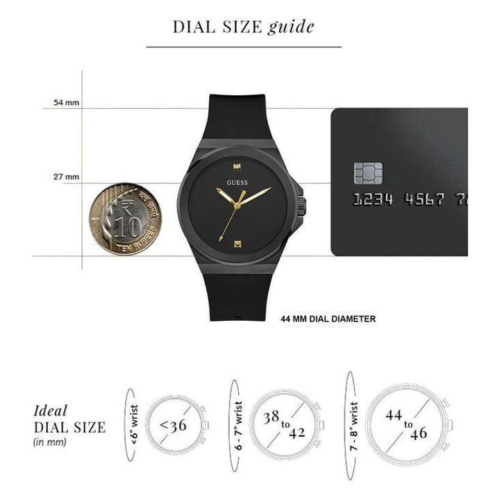 GUESS GW0790G2 Vinyl Analog Watch for Men