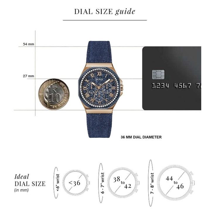 GUESS GW0753L5 Glaze Analog Watch for Women