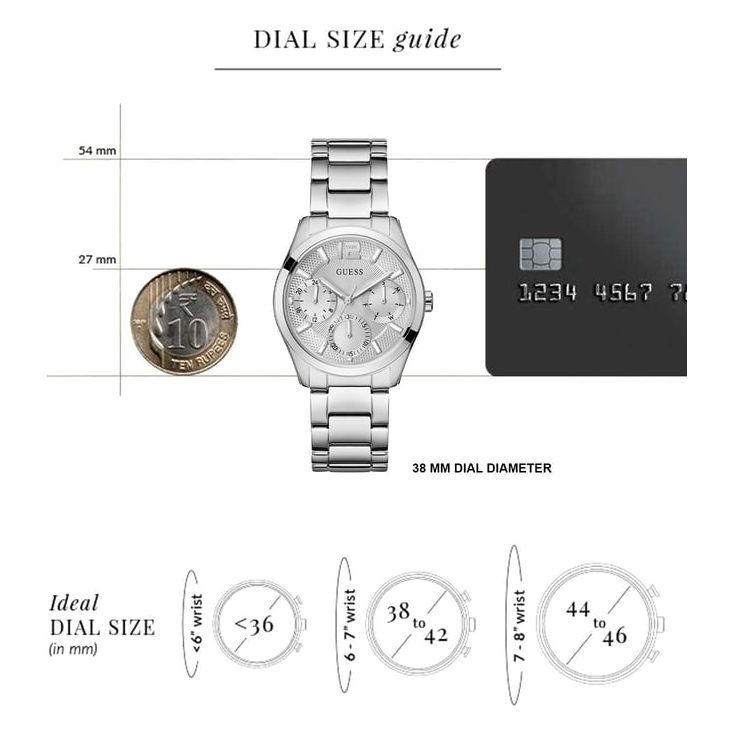 GUESS GW0760L1 Zoe Analog Watch for Women