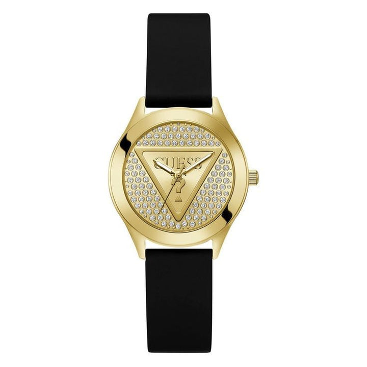 GUESS GW0745L5 Glitz Plaque Analog Watch for Women