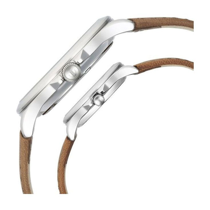 Titan 9401194211SL01 Modern Bandhan 7 Phase 1 Analog Couple Watch