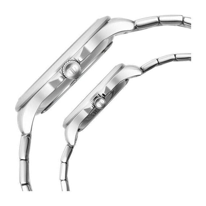 Titan 9401194211SM01 Modern Bandhan 7 Phase 1 Analog Couple Watch