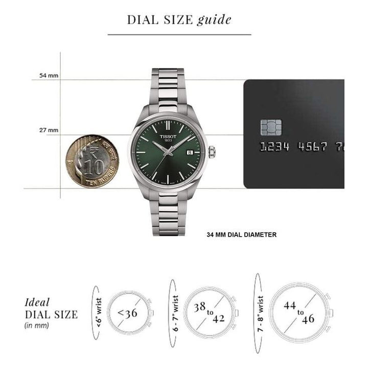 Tissot T1502101109100 T-Classic PR 100 Analog Unisex Watch