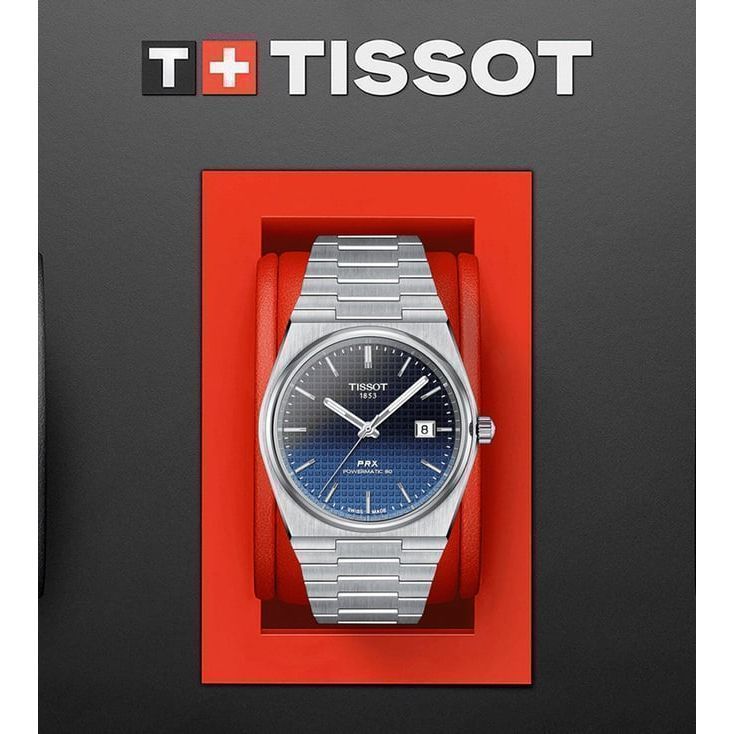 Tissot T1374071105101 T-Classic PRX Powermatic 80 Automatic Watch for Men