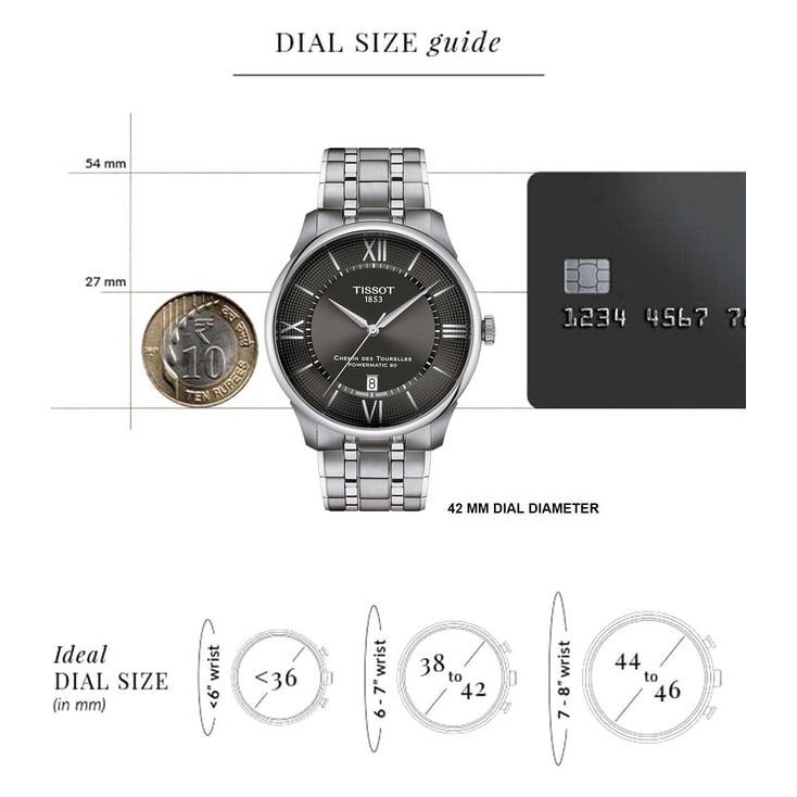 Tissot T1394071106800 T-Classic Chemin Des Tourelles Powermatic 80 Automatic Watch for Men