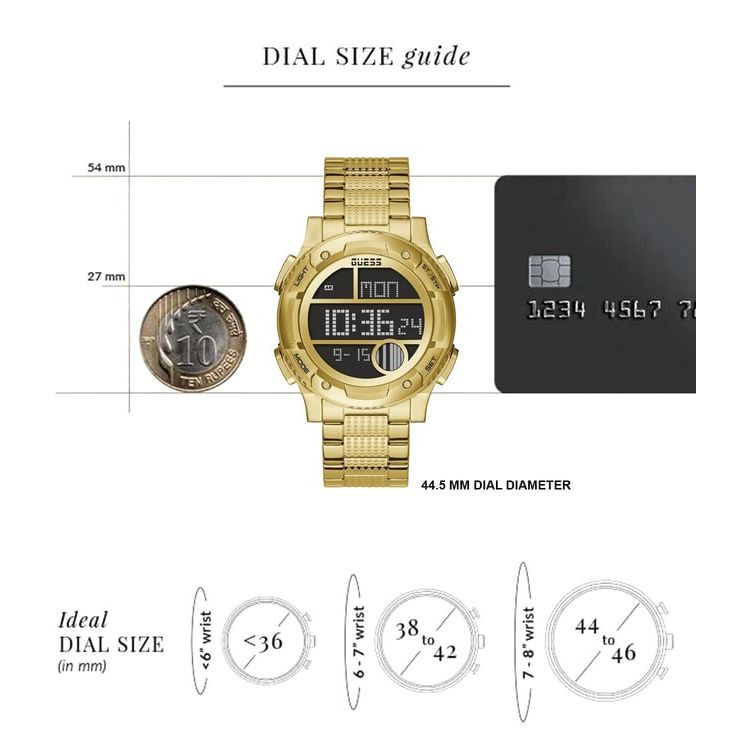 GW0271G2 Zip Digital Watch for Men