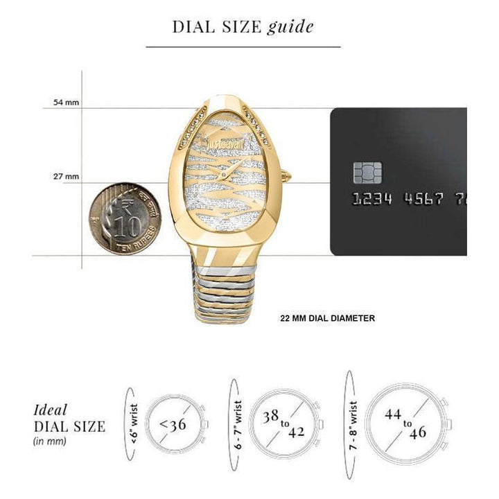 Just Cavalli JC1L225M0075 Snake Glam Evo 8 Women's Watch