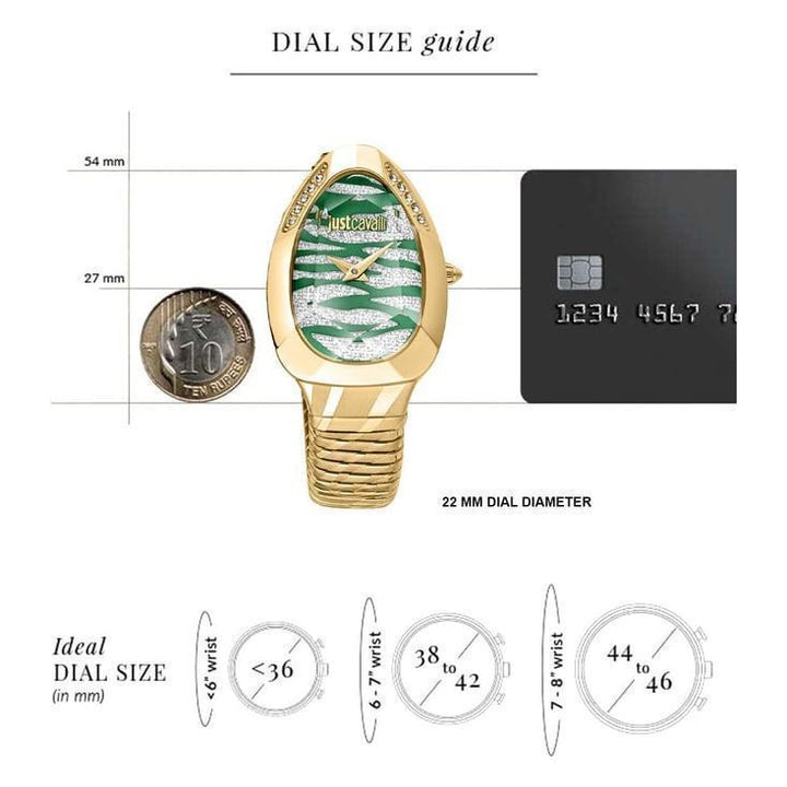 Just Cavalli JC1L225M0045 Snake Glam Evo 8 Women's Analog Watch