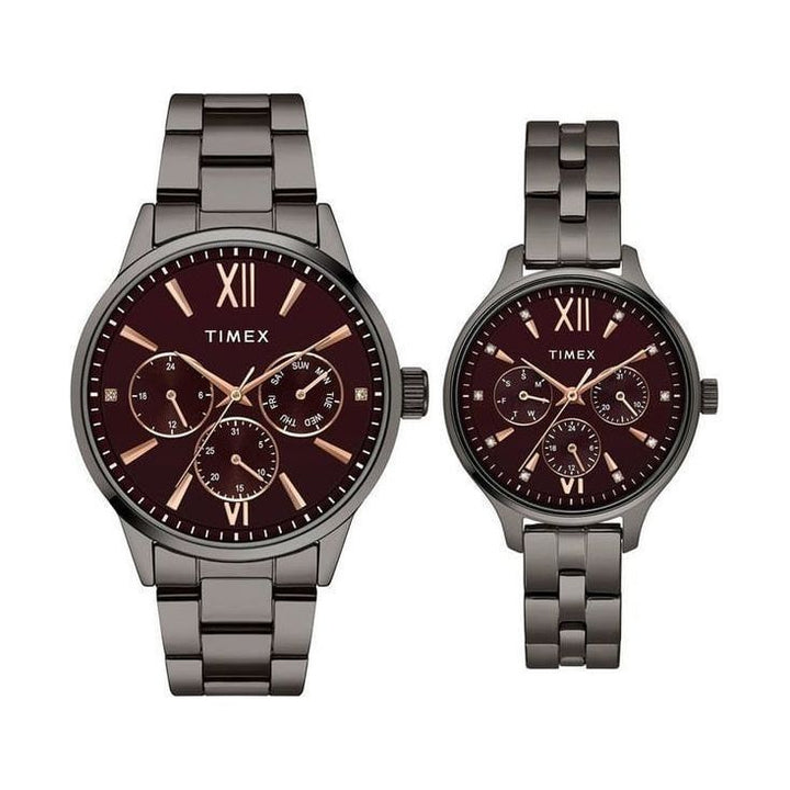 TIMEX TW00PR314 Fashion Analog Watch for Couples