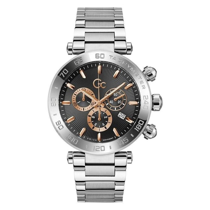 Guess Collection Select Black Round Dial Analog Men Watch Z50001G7MF