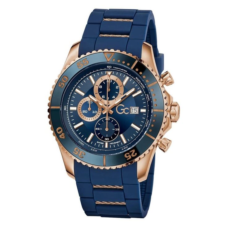Guess Collection SpeedRacer Blue Round Dial Analog Men Watch Z51001G7MF