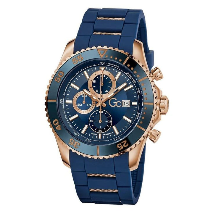Guess Collection SpeedRacer Blue Round Dial Analog Men Watch Z51001G7MF