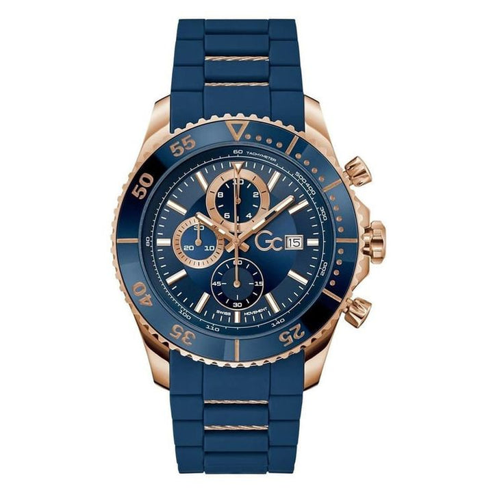 Guess Collection SpeedRacer Blue Round Dial Analog Men Watch Z51001G7MF