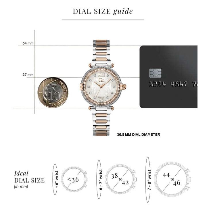 Gc Z52001L1MF Vogue Cable Analog Watch for Women