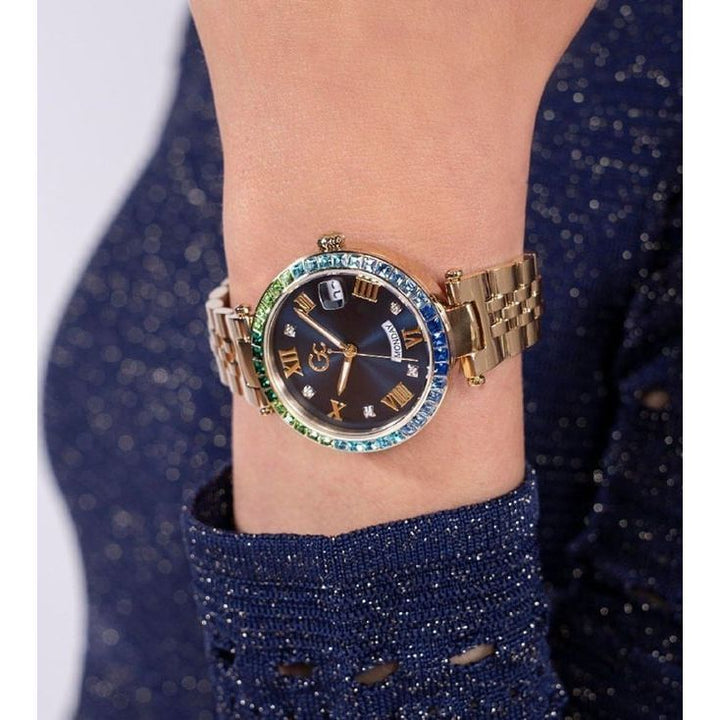 Gc Z01021L7MF Flair Crystal Analog Watch for Women