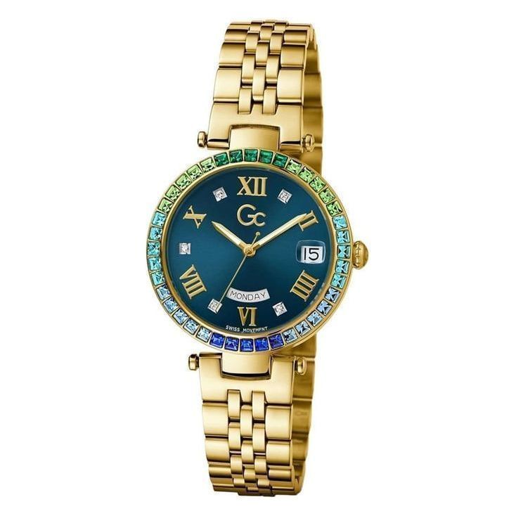 Gc Z01021L7MF Flair Crystal Analog Watch for Women