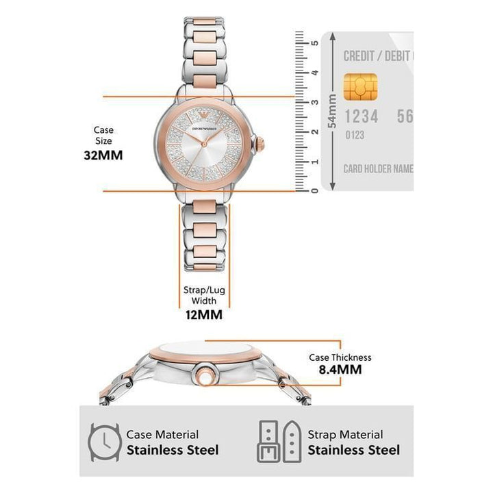 Emporio Armani AR11643 Elegant Women's Analog Watch - Style & Sophistication