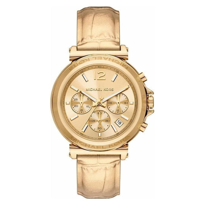 Michael Kors MK7508 Maren Chronograph Watch for Women - Elegant Gold Design