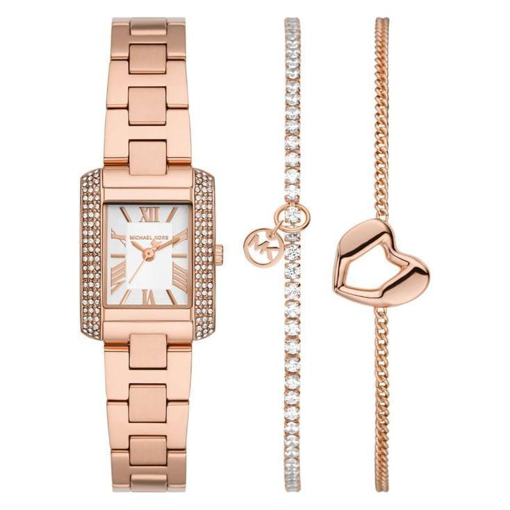 Michael Kors MK7512SET Emery Women’s Analog Watch with Bracelet Set