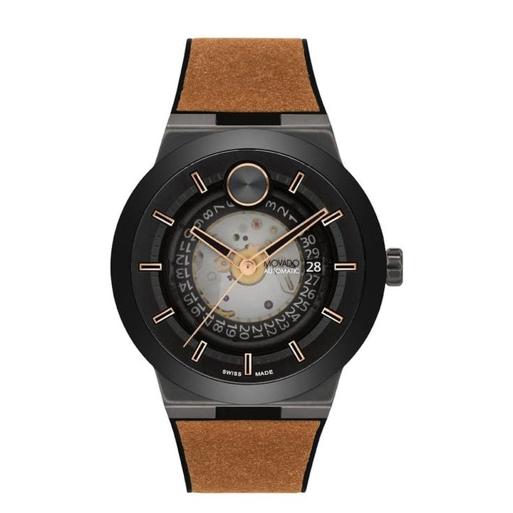 Bold Fusion Automatic Swiss Auto Transparent Round Dial Men's Watch - 3601248