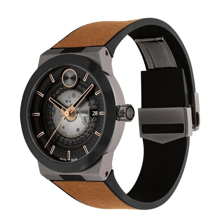 Bold Fusion Automatic Swiss Auto Transparent Round Dial Men's Watch - 3601248