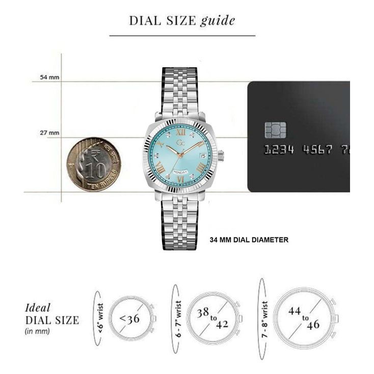 Gc Flair Coussin Women Quartz Day & Date