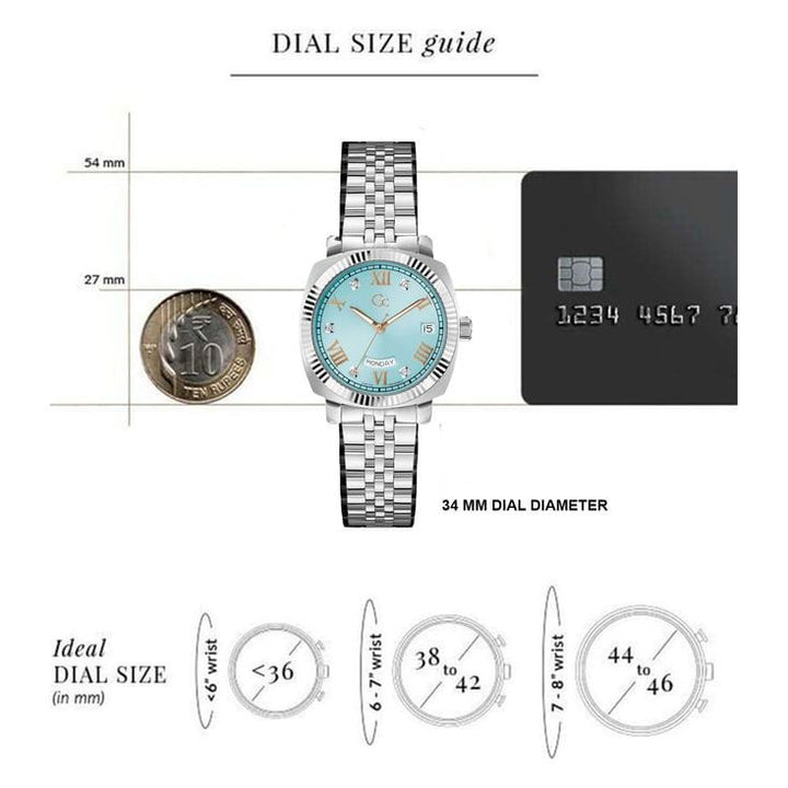 Gc Flair Coussin Women Quartz Day & Date