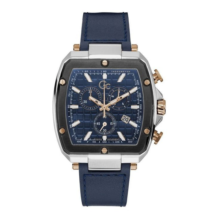 Gc Spirit Tonneau Men Quartz Chronograph Date