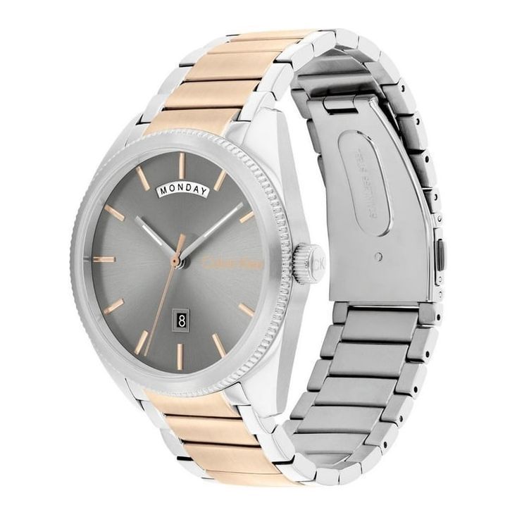 CALVIN KLEIN Men Progress Quartz Date