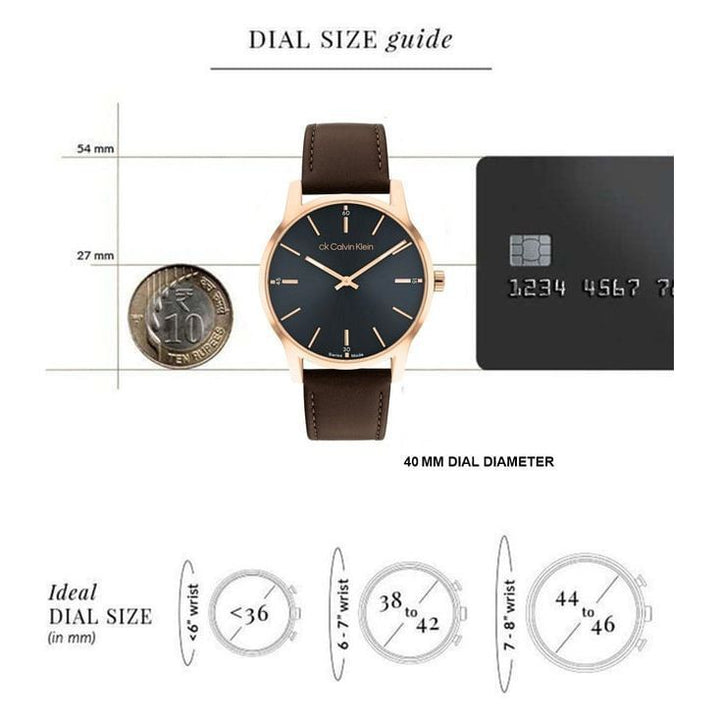 CALVIN KLEIN Men Swiss Dressed Quartz