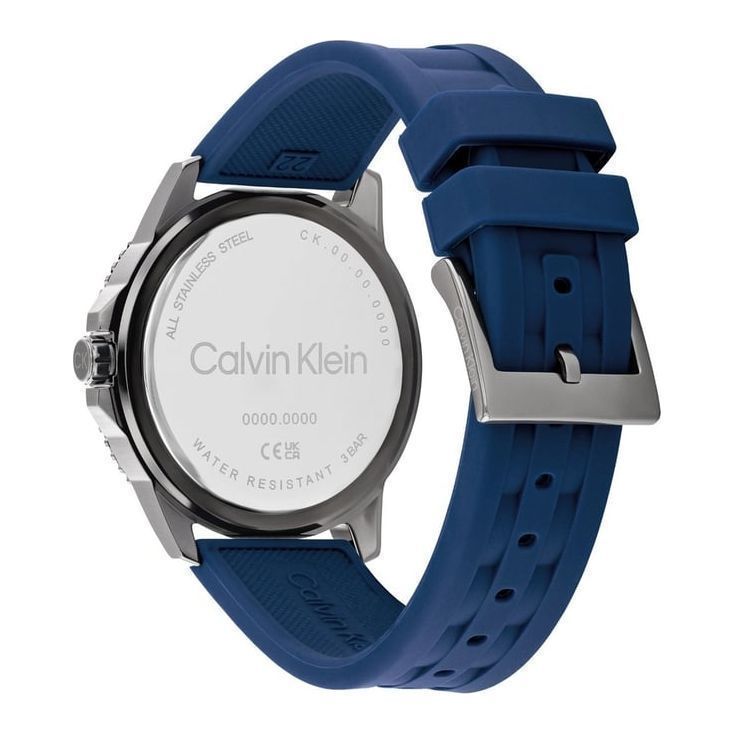 CALVIN KLEIN Men Aqueous Quartz Date