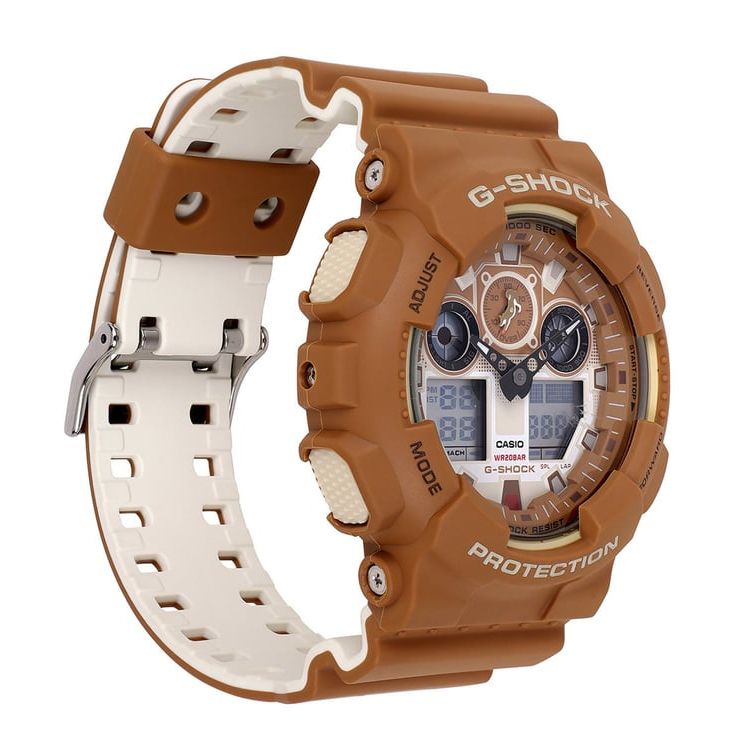 Casio G-Shock Quartz Chronograph Men 51.2mm GA-100SHB-5ADR