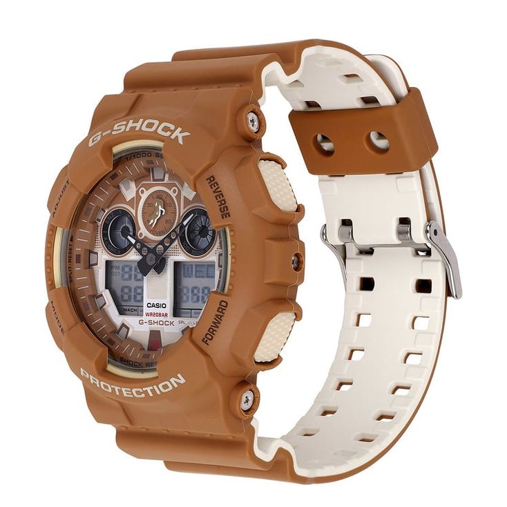 Casio G-Shock Quartz Chronograph Men 51.2mm GA-100SHB-5ADR