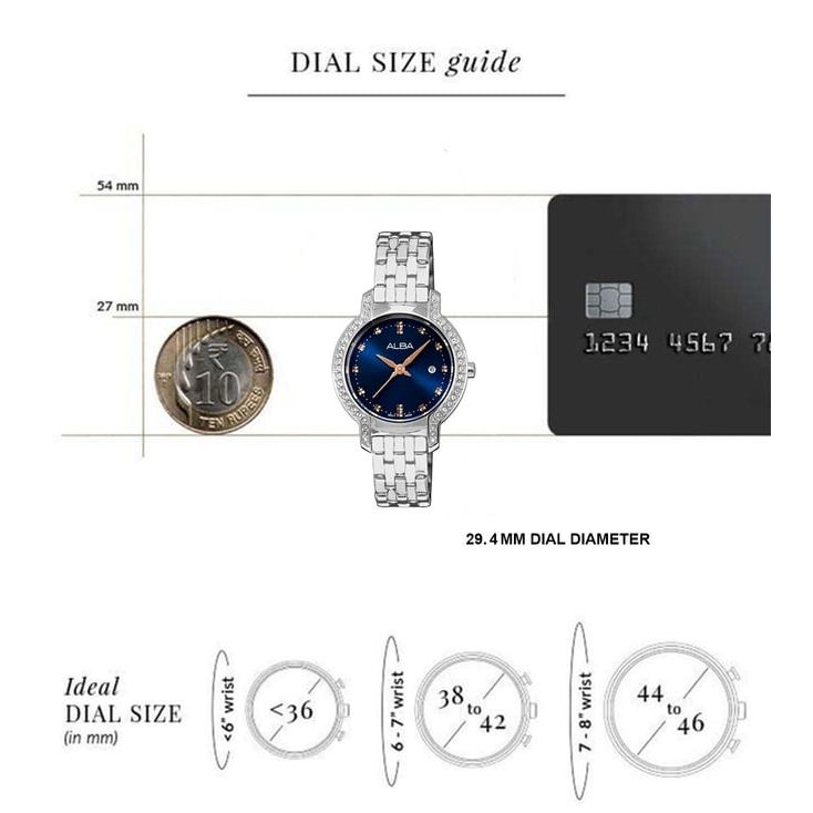 Fashion Blue women 29.4mm Watch Quartz  AH7CM5X1