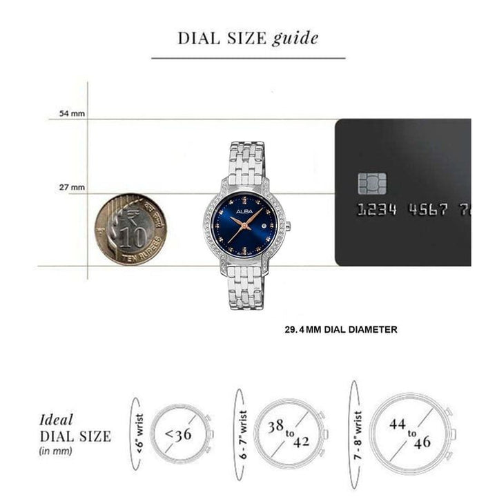 Fashion Blue women 29.4mm Watch Quartz  AH7CM5X1