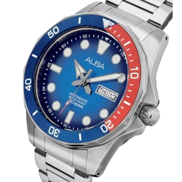 Automatic Blue Men 43mm Watch Automatic AL4541X1