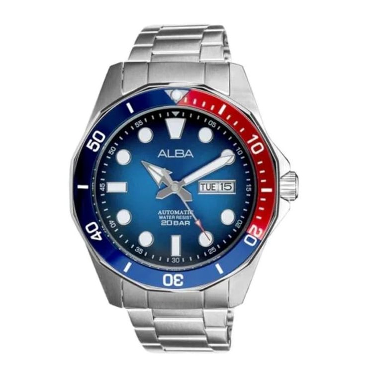 Automatic Blue Men 43mm Watch Automatic AL4541X1