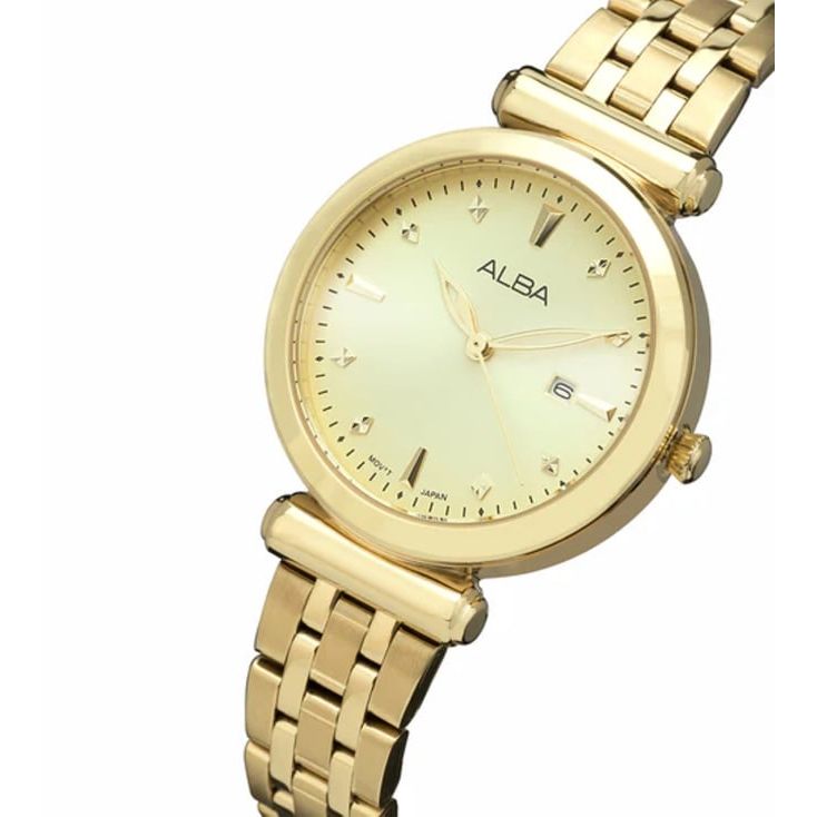 Fashion Gold women 32mm Watch Quartz  AH7CP6X1