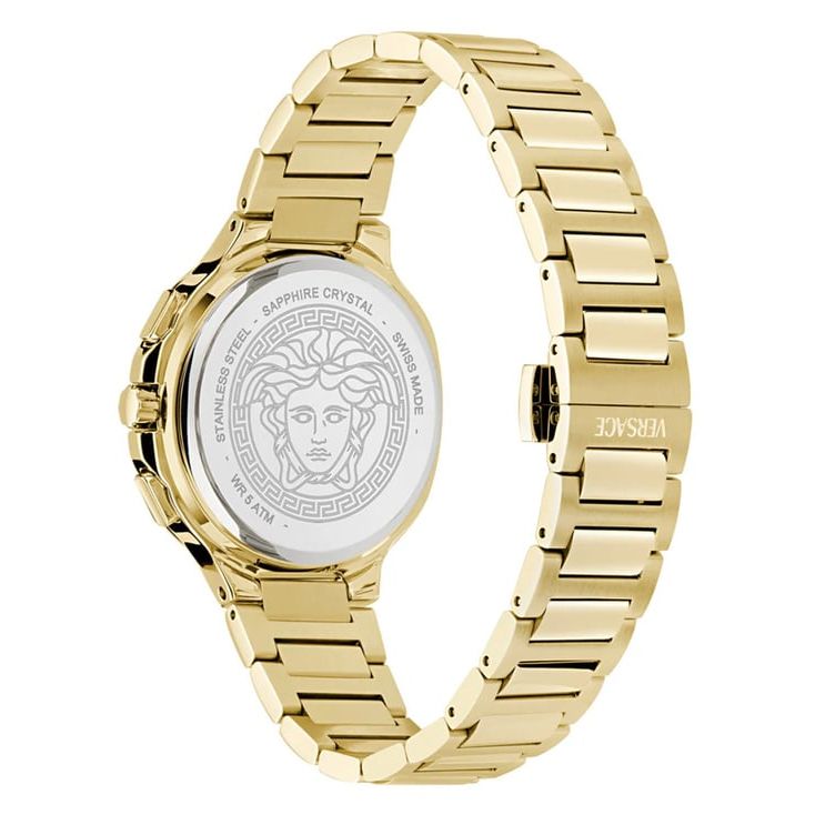 Versace V-Lady Chr Square Quartz Chronograph Unisex 40 Mm VEVCA0724