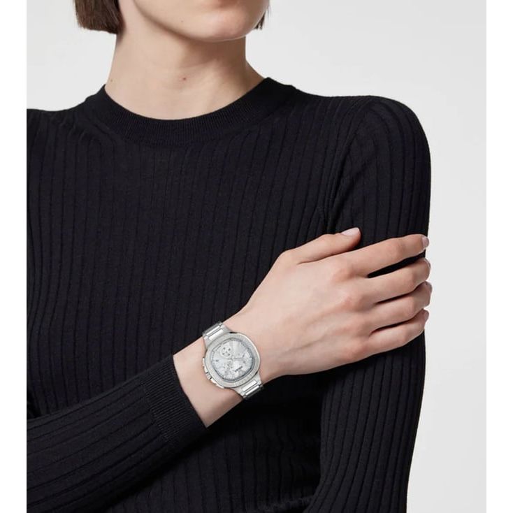 V-LADY CHR SQUARE Quartz Chronograph Unisex 40 mm VEVCA0424